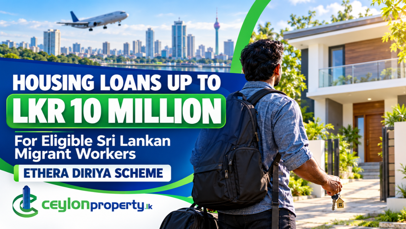 Sri Lankan Migrant Workers Eligible for Housing Loans Up to Rs. 10 Million