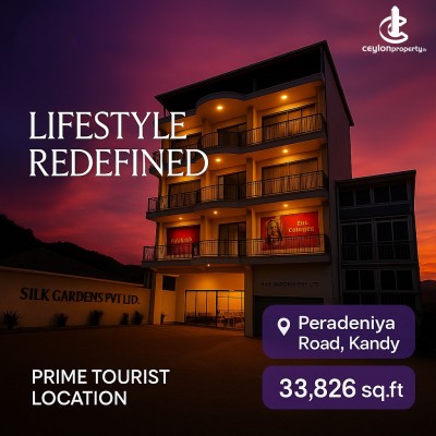 Commercial Property for Sale in Kandy - Kandy’s Finest Commercial Building – 6 Floors | Prime Tourist Location