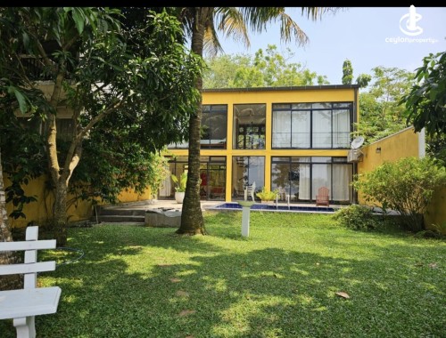 Other for Sale in Moratuwa - Bolgoda Waterfront 02 Storied Villa on 14.9 Perches of Land for Sale