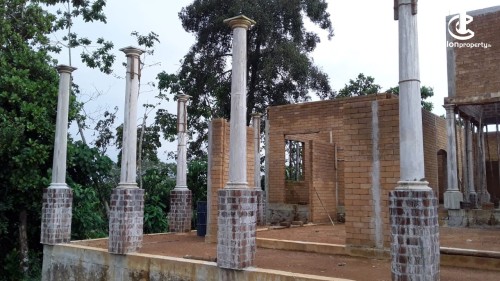 House for Sale in Kalutara - 50 Perches Land With under construction House For Sale In Raigama – Galanigama