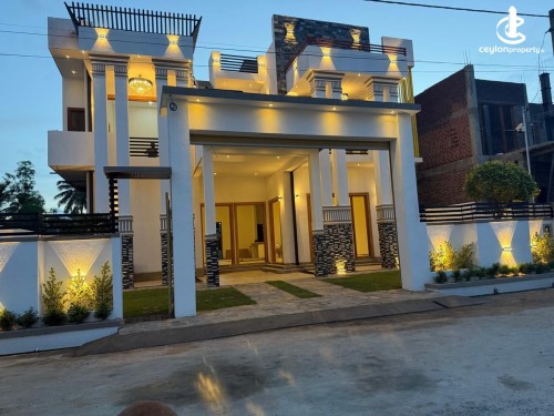 House for Sale in Negombo - Brand New Luxury 3-Storey Modern House for Sale in Kadirana, Negombo