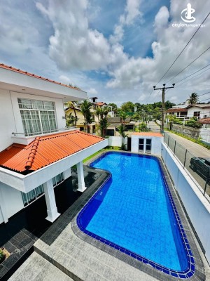 House for Sale in Battaramulla - BATTARAMULLA - Jayanthipura luxury 6 room 25 perch house with swimming pool sale