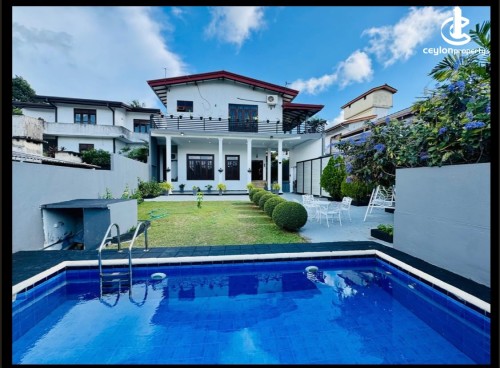 House for Rent in Nugegoda - NUGEGODA – Maharagama luxurious modern 20 perch 5 room new house with swimming pool lease