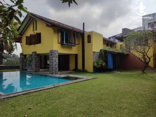 House for Rent in Battaramulla - Battaramulla Greek Villa Style Pool House For Expats To Rent