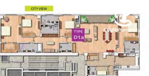 Apartment for Rent in Colombo 2 (Slave Island) - Colombo 2 Cinnamon Life Luxury 4 Bedroom Penthouse For Rent
